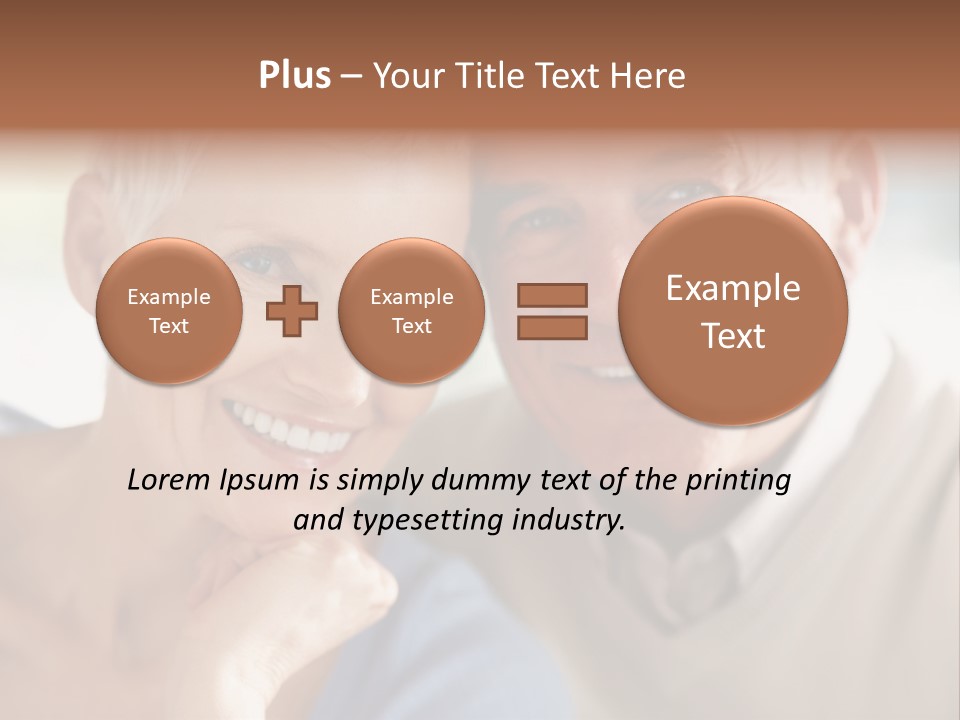 Couple Dessert Formalwear PowerPoint Template