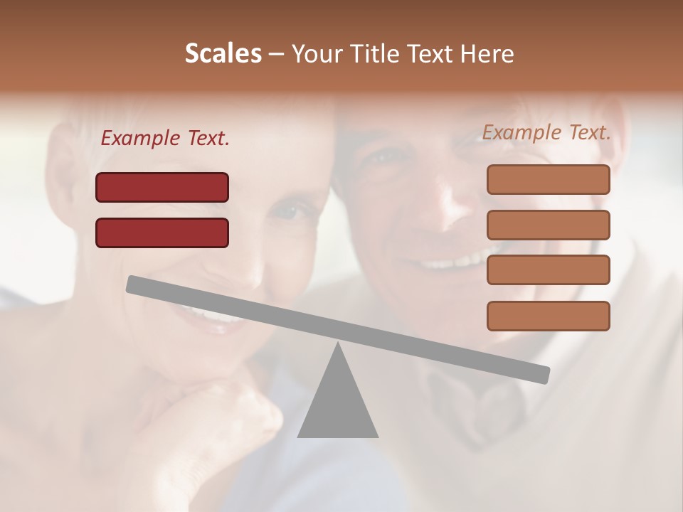 Couple Dessert Formalwear PowerPoint Template