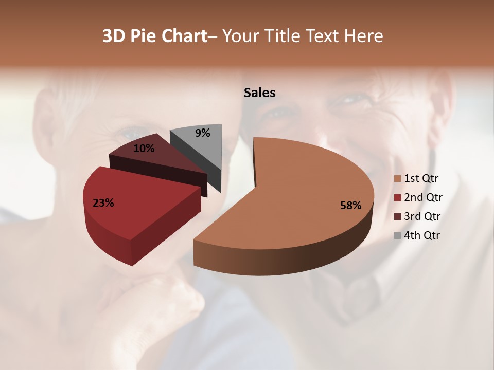 Couple Dessert Formalwear PowerPoint Template