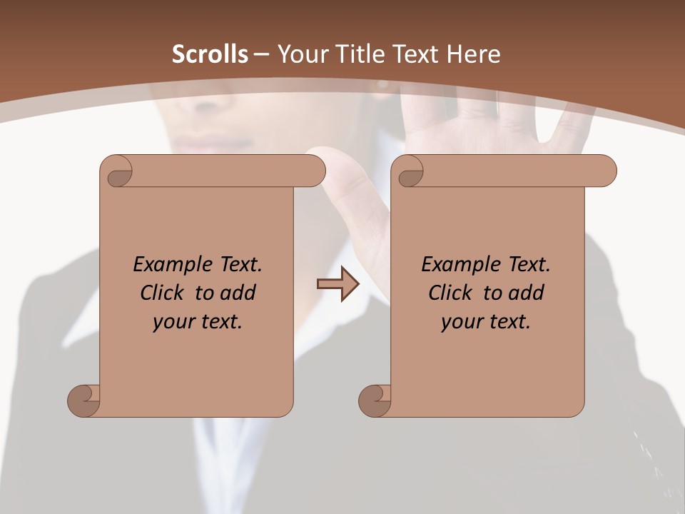 Simple Loo Toiletpaper PowerPoint Template