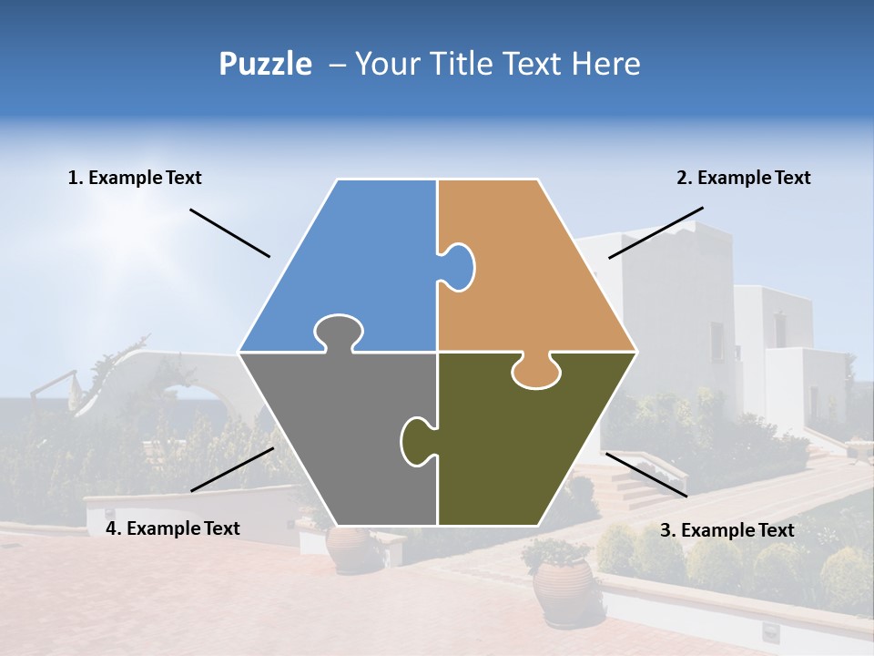 Water Residential View PowerPoint Template