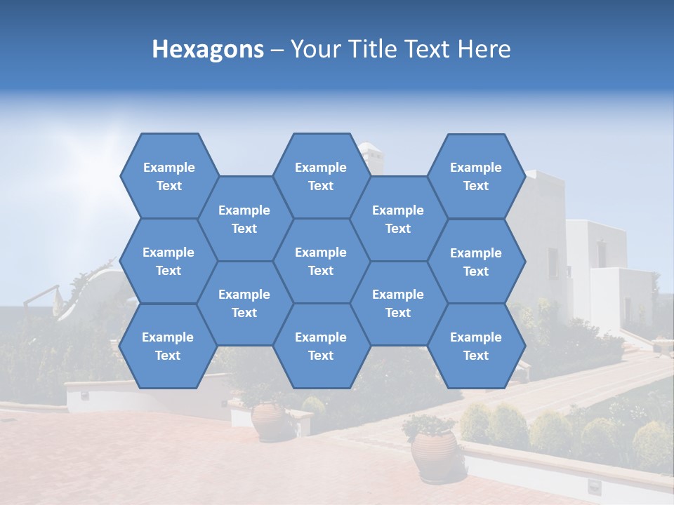 Water Residential View PowerPoint Template