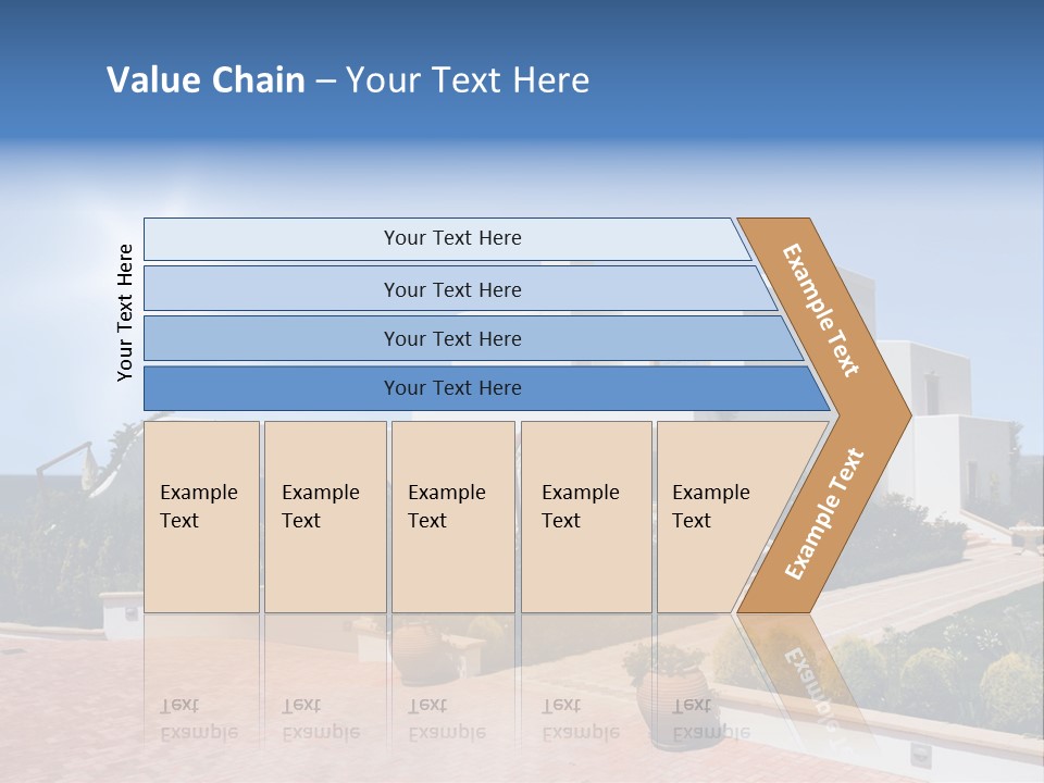 Water Residential View PowerPoint Template
