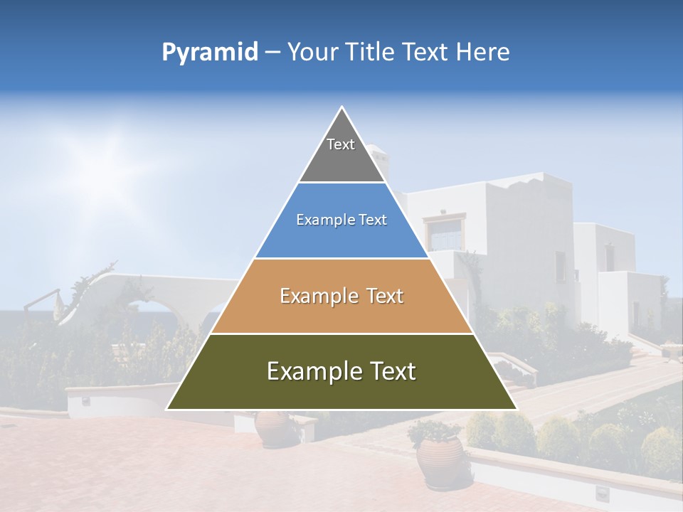 Water Residential View PowerPoint Template