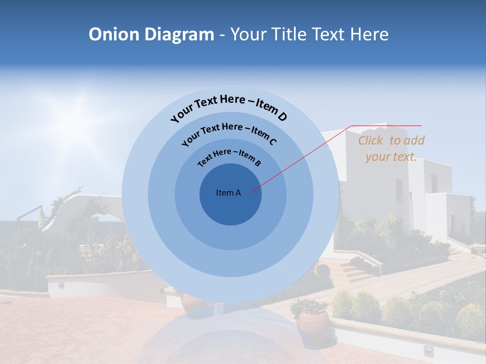 Water Residential View PowerPoint Template