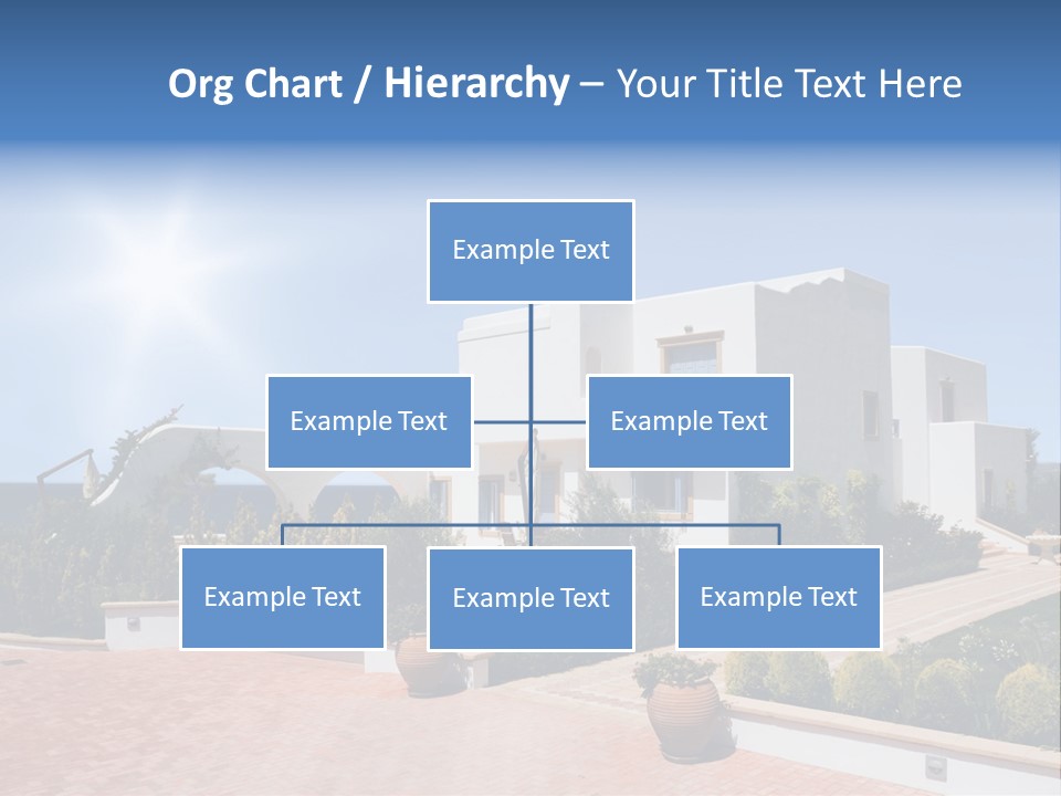 Water Residential View PowerPoint Template