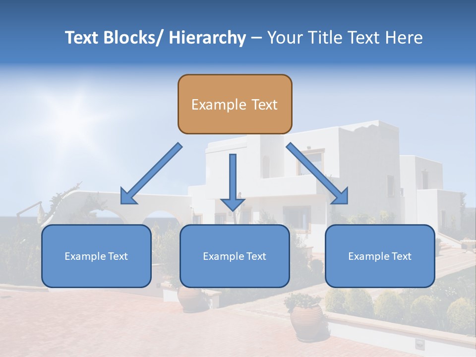 Water Residential View PowerPoint Template
