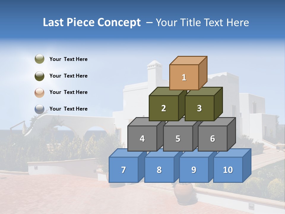 Water Residential View PowerPoint Template