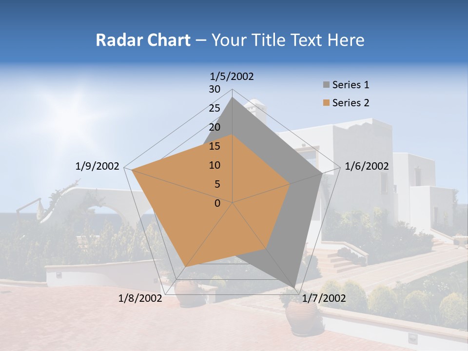 Water Residential View PowerPoint Template