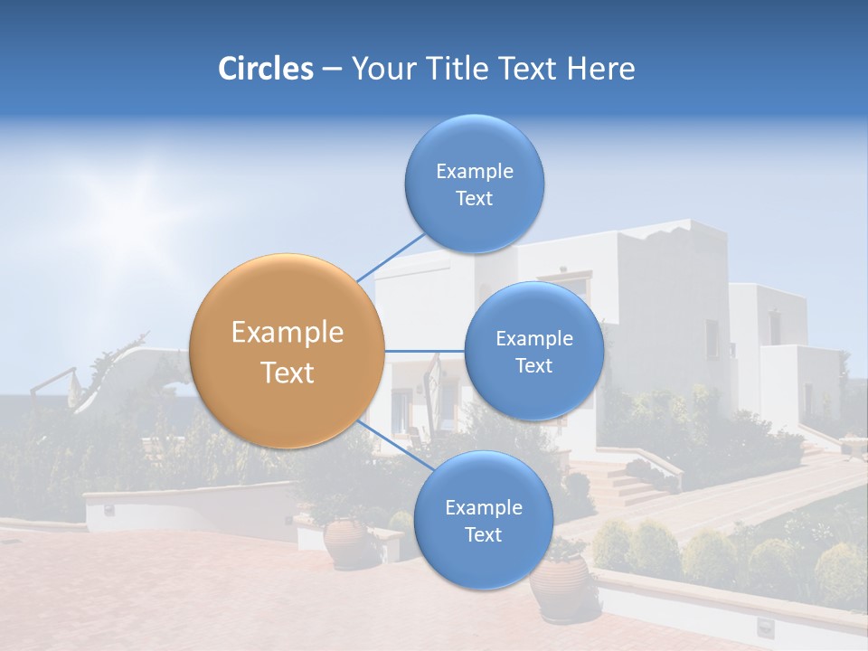 Water Residential View PowerPoint Template