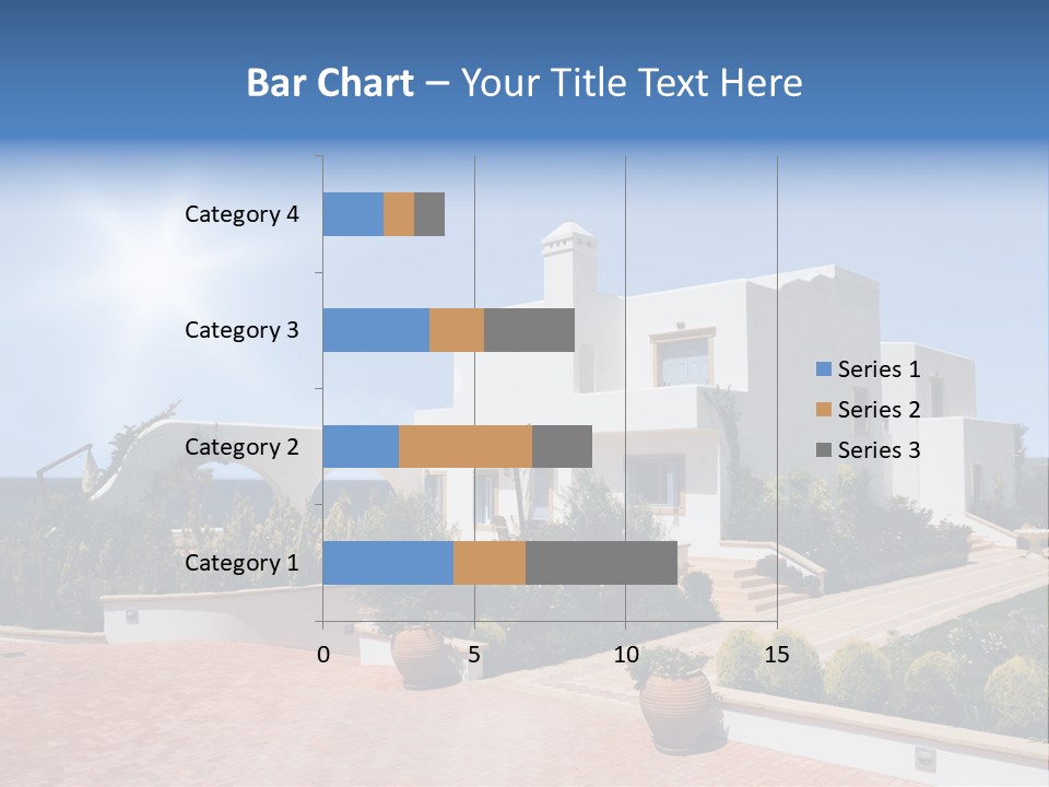 Water Residential View PowerPoint Template