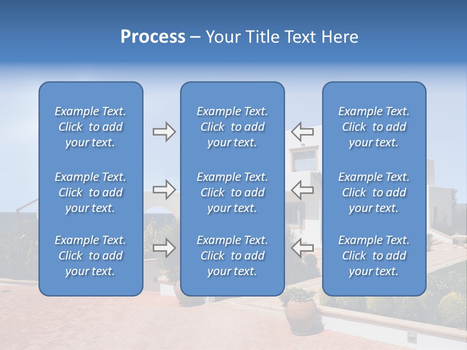 Water Residential View PowerPoint Template