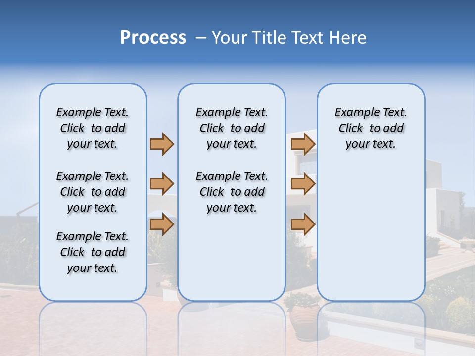Water Residential View PowerPoint Template