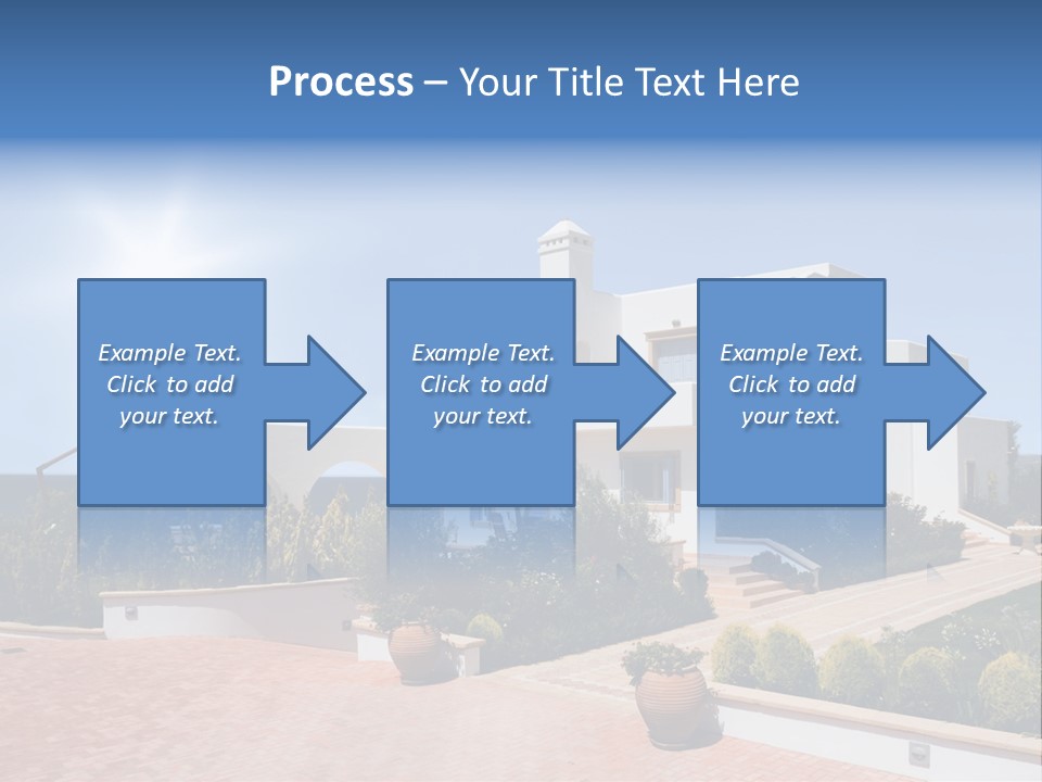 Water Residential View PowerPoint Template