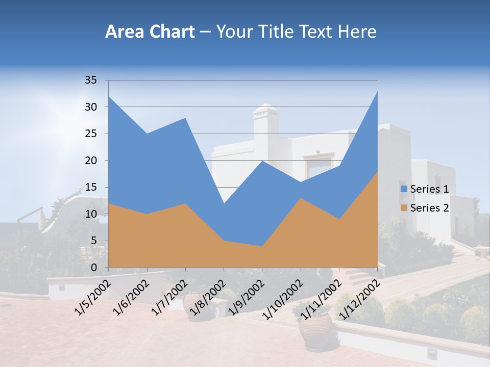 Water Residential View PowerPoint Template