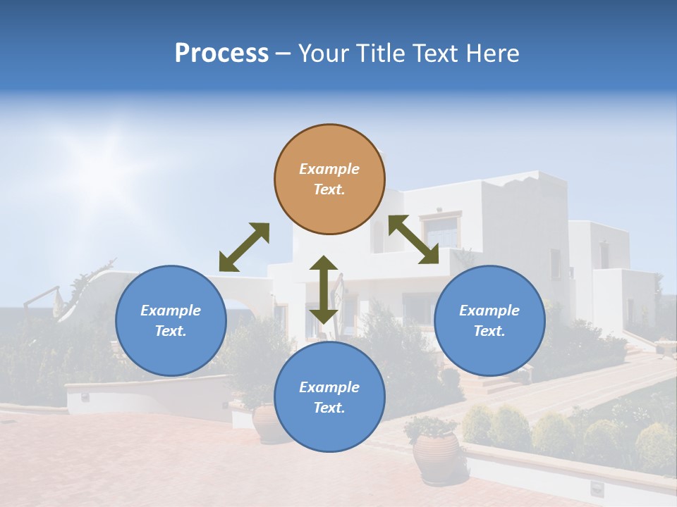 Water Residential View PowerPoint Template