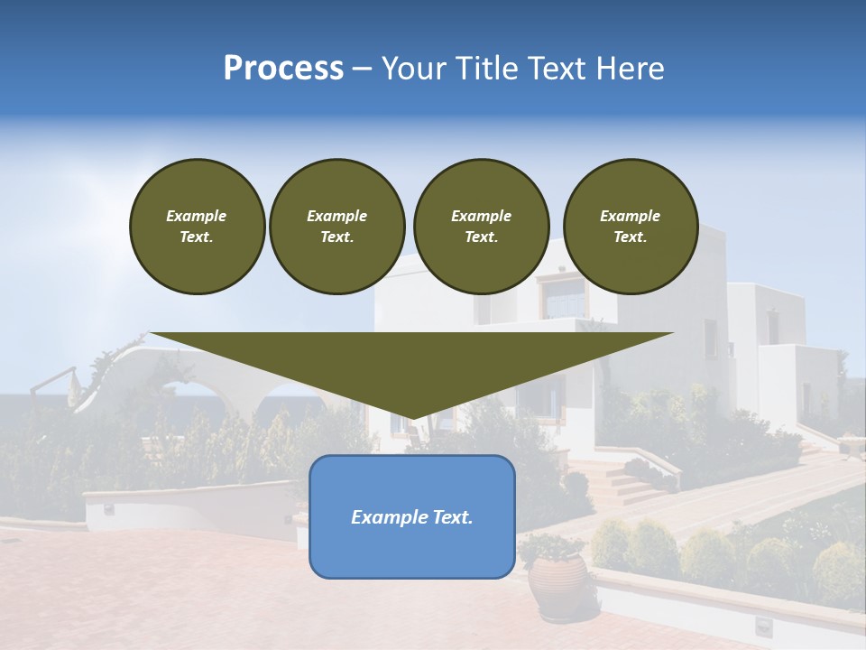 Water Residential View PowerPoint Template