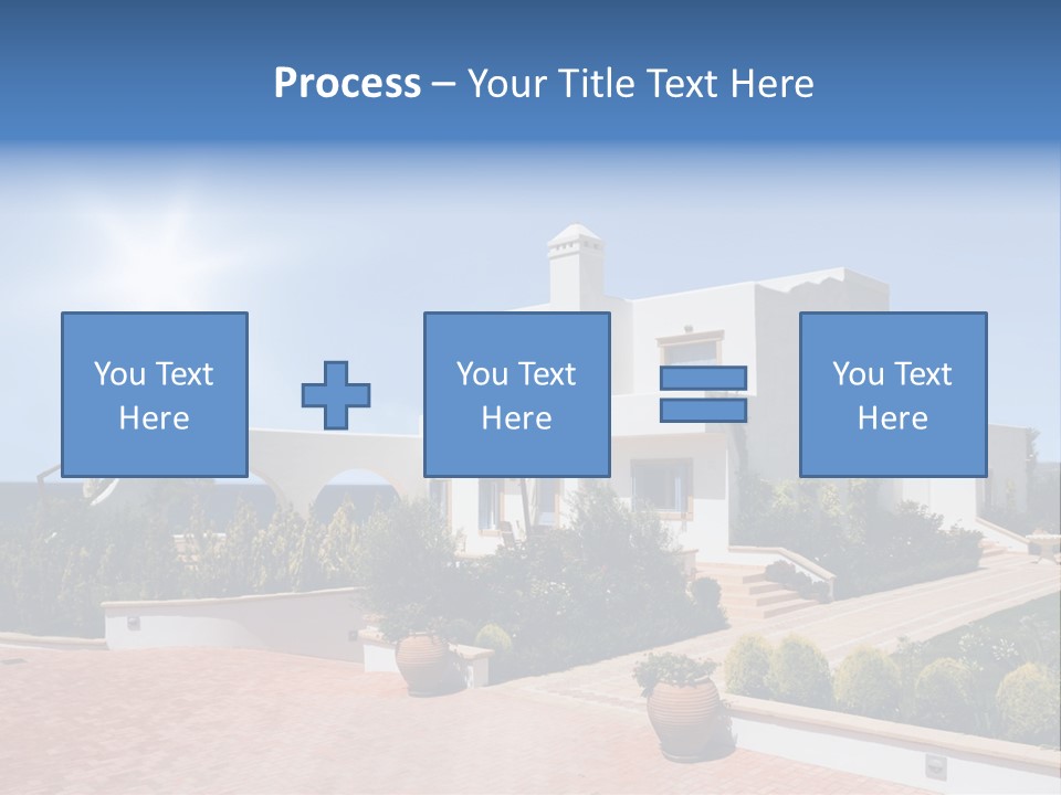 Water Residential View PowerPoint Template