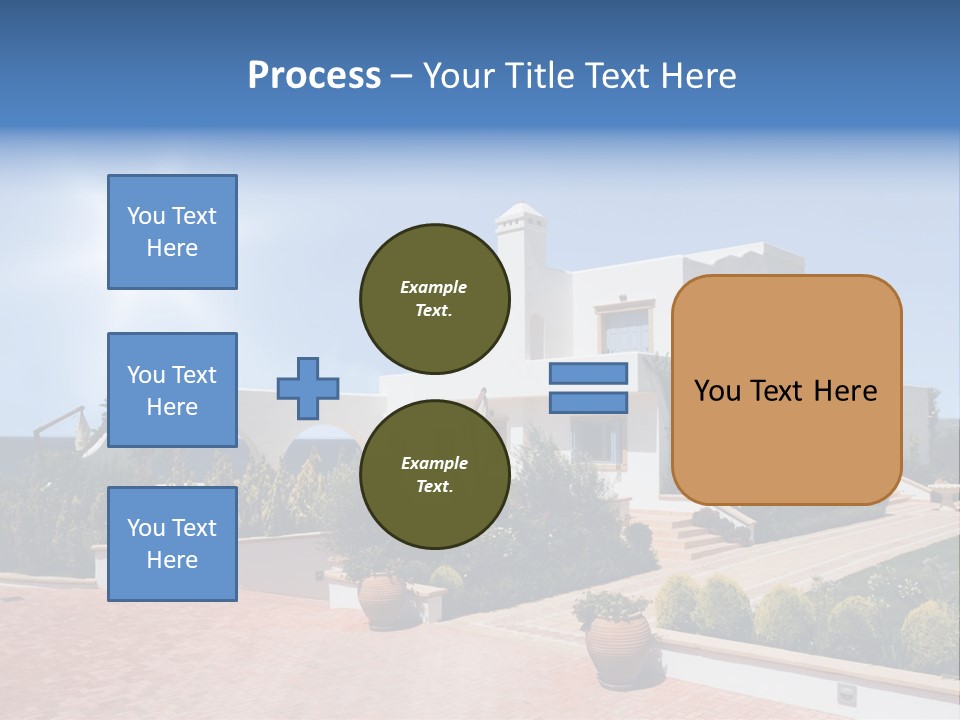 Water Residential View PowerPoint Template