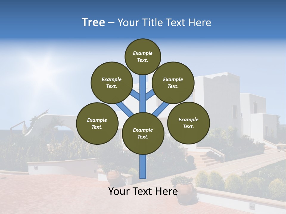 Water Residential View PowerPoint Template