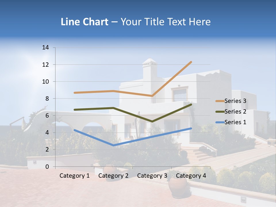 Water Residential View PowerPoint Template