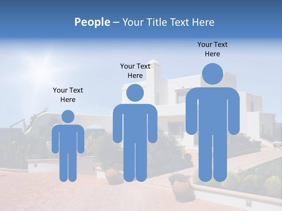 Water Residential View PowerPoint Template