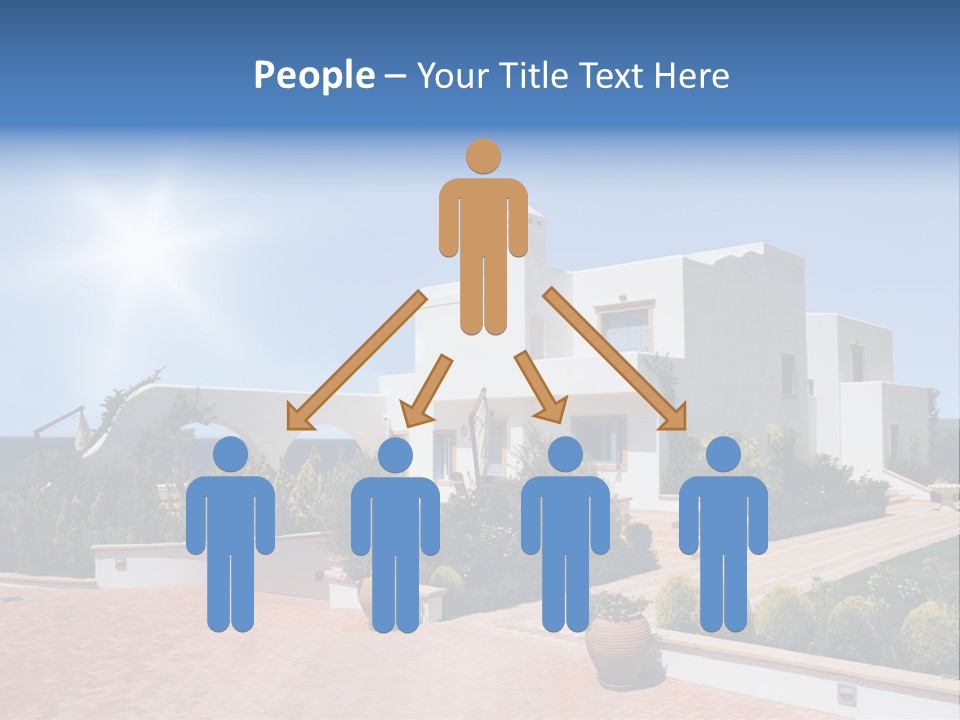 Water Residential View PowerPoint Template