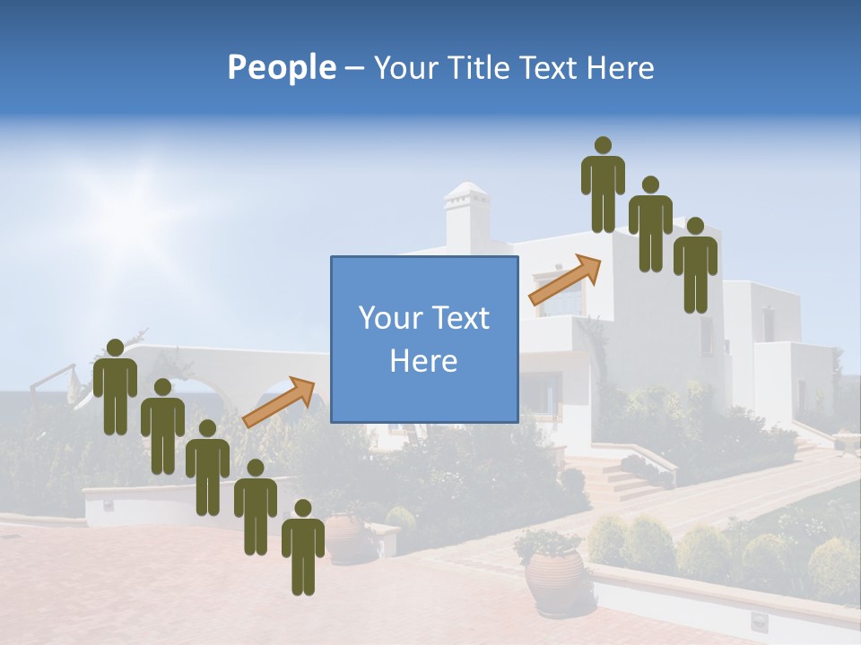 Water Residential View PowerPoint Template