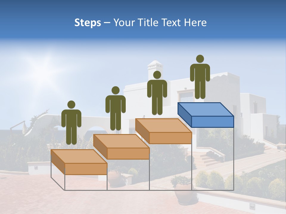 Water Residential View PowerPoint Template