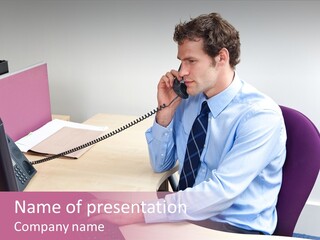 Sales Help Executive PowerPoint Template