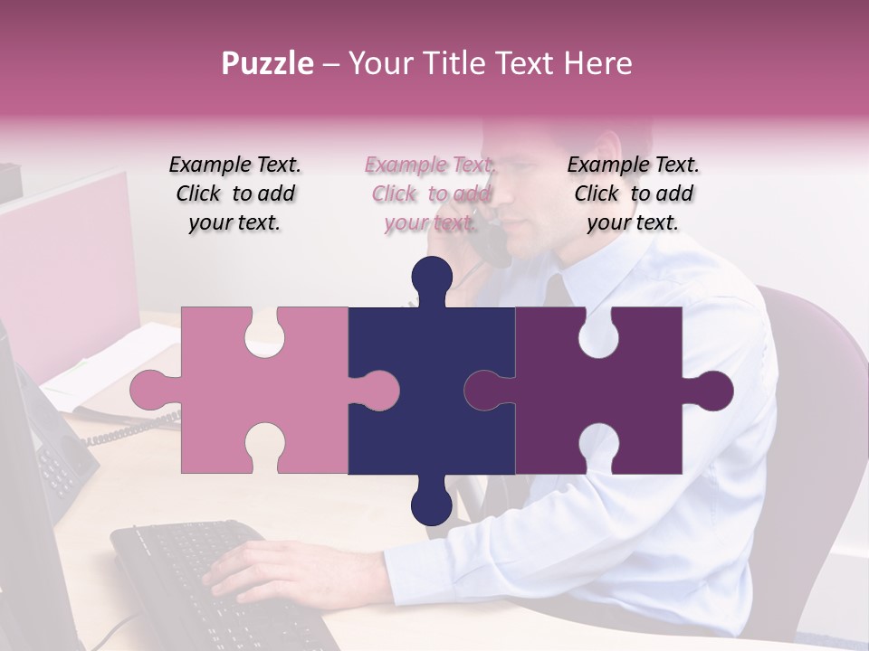 Sales Help Executive PowerPoint Template