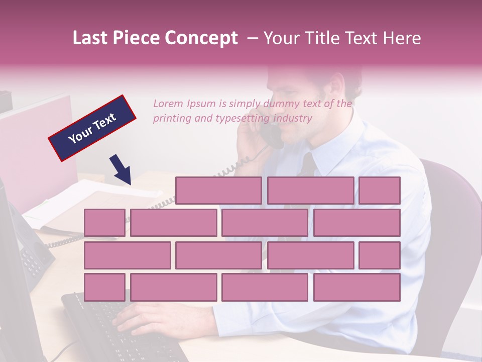 Sales Help Executive PowerPoint Template
