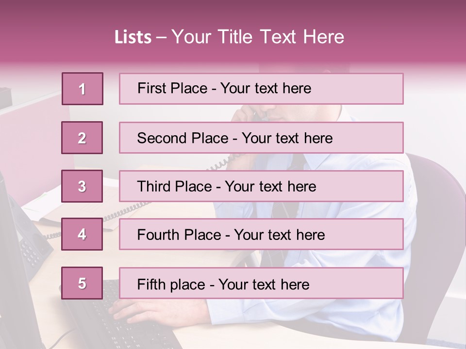 Sales Help Executive PowerPoint Template