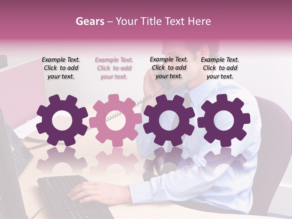Sales Help Executive PowerPoint Template