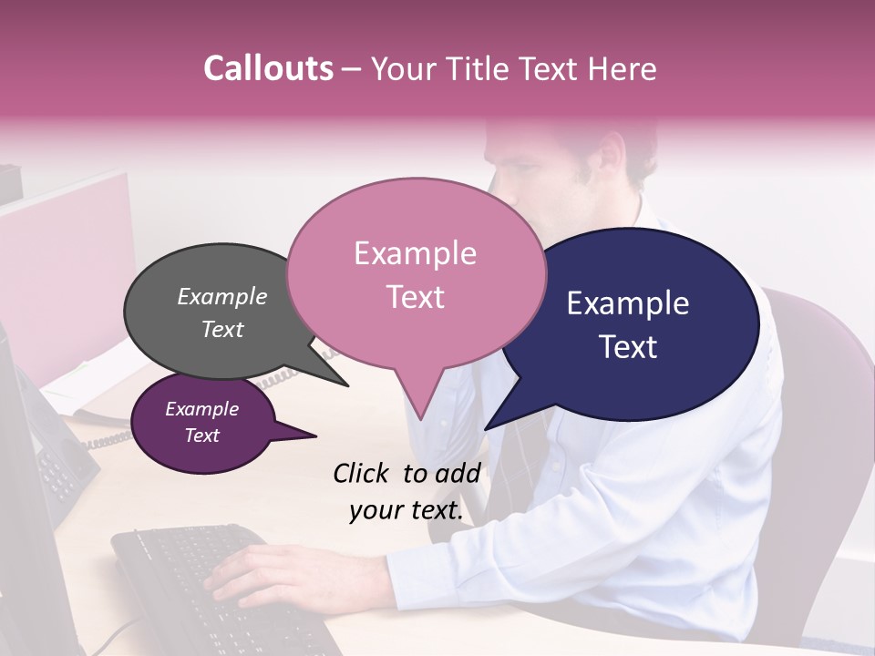Sales Help Executive PowerPoint Template