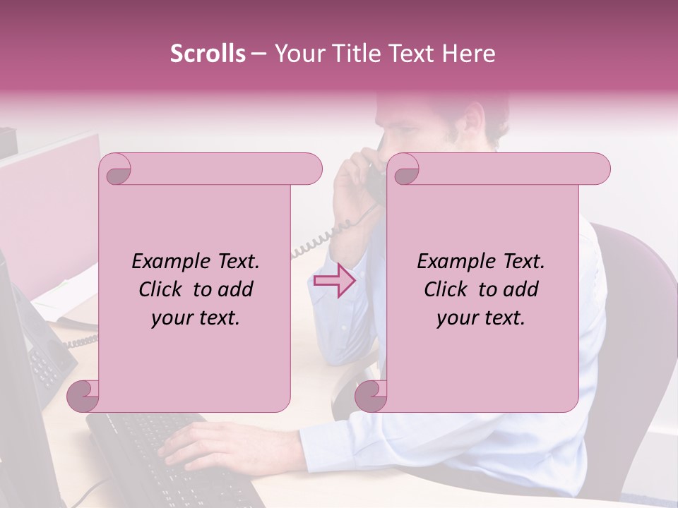 Sales Help Executive PowerPoint Template