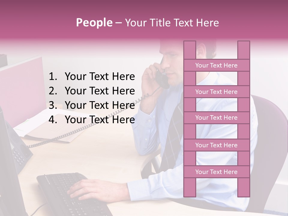 Sales Help Executive PowerPoint Template