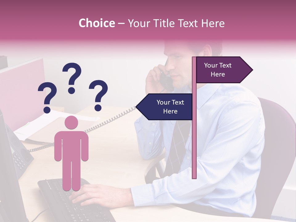Sales Help Executive PowerPoint Template