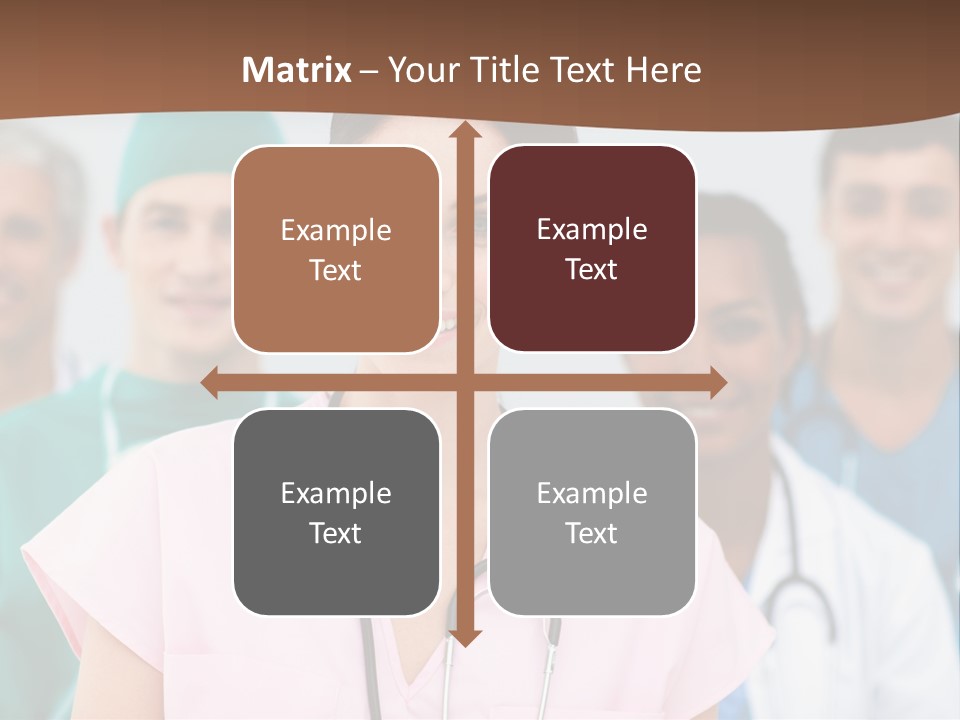 Male Successful Colleagues PowerPoint Template