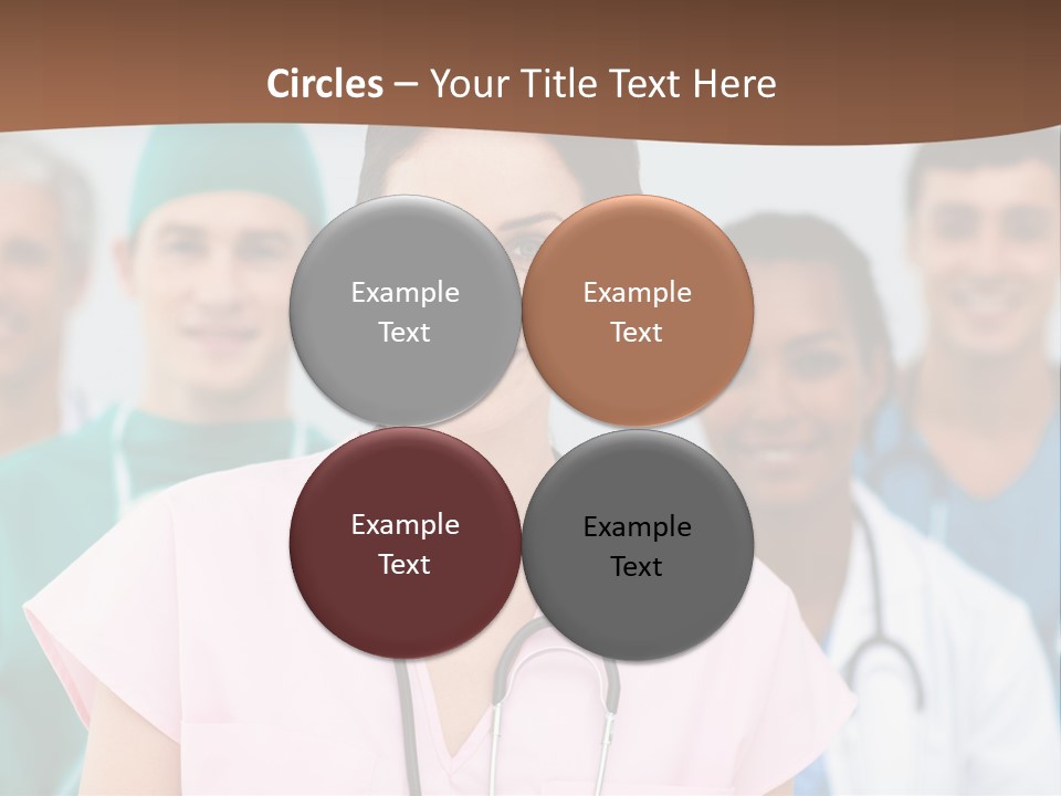 Male Successful Colleagues PowerPoint Template