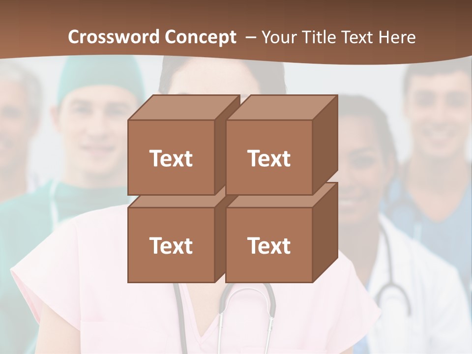 Male Successful Colleagues PowerPoint Template