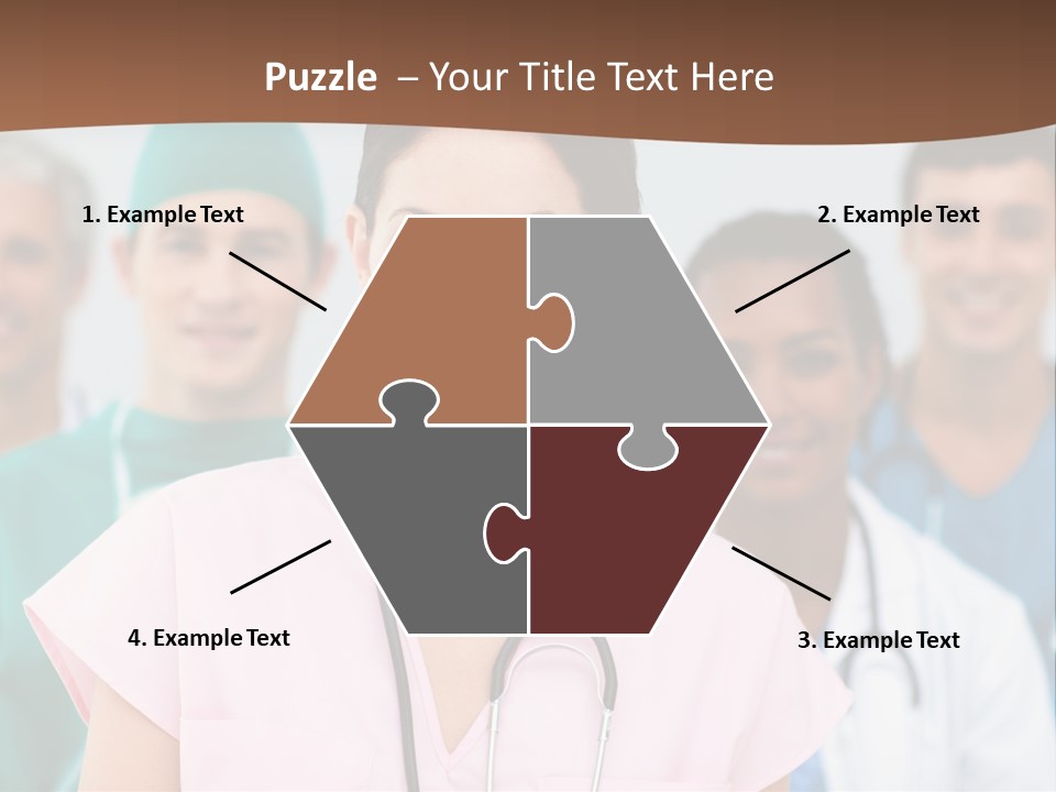 Male Successful Colleagues PowerPoint Template
