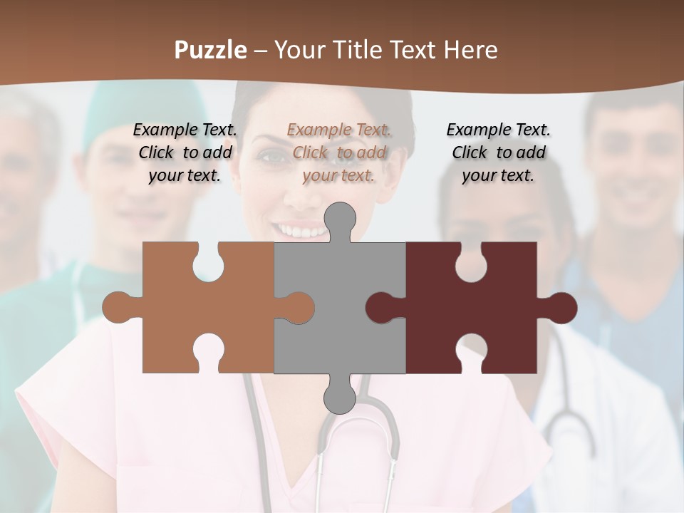 Male Successful Colleagues PowerPoint Template