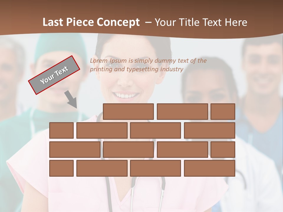 Male Successful Colleagues PowerPoint Template