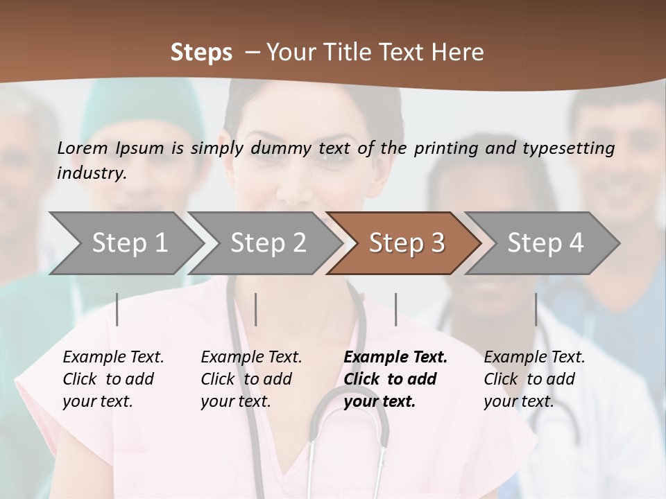 Male Successful Colleagues PowerPoint Template