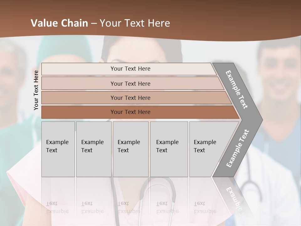 Male Successful Colleagues PowerPoint Template