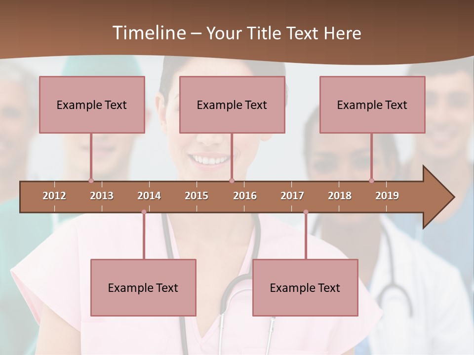 Male Successful Colleagues PowerPoint Template