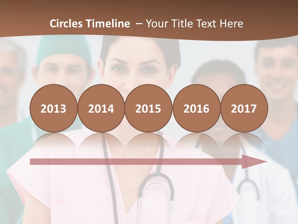 Male Successful Colleagues PowerPoint Template