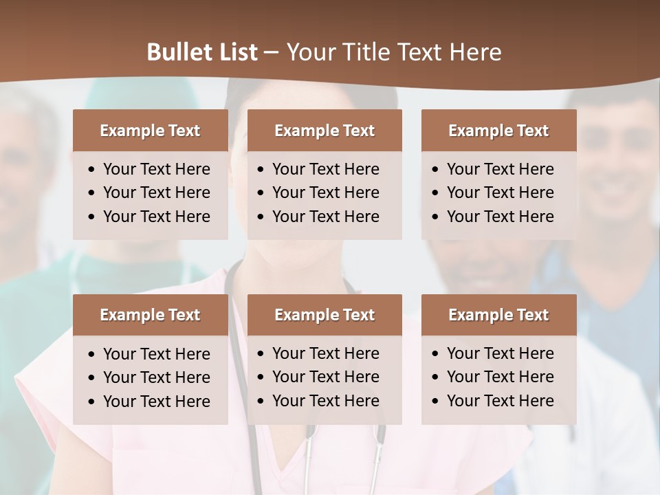 Male Successful Colleagues PowerPoint Template