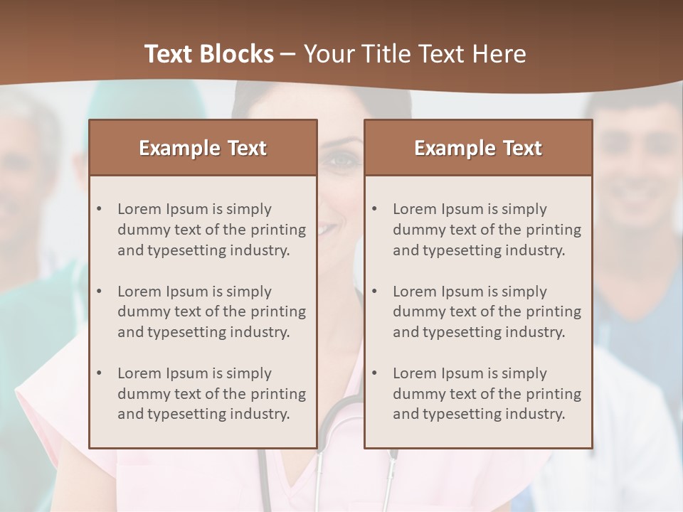 Male Successful Colleagues PowerPoint Template